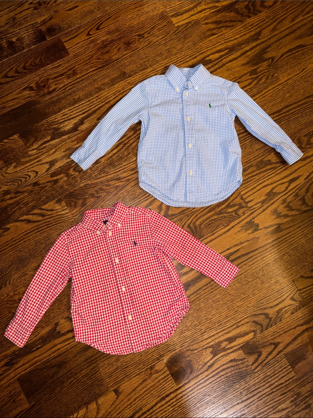 Ralph Lauren Gingham Check Button-Down Shirts 3T